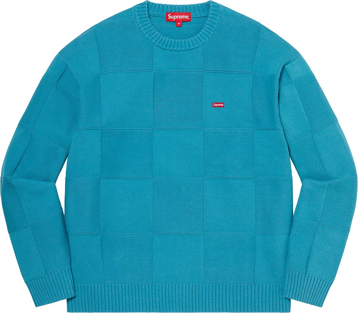 Tonal Checkerboard Small Box Sweater view 9
